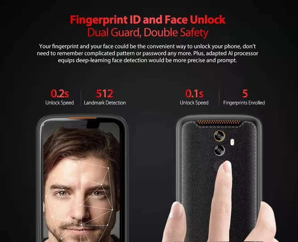 Смартфон Hummer 2019 защищенный IP68 4500 мА · ч android 9 0 MTK6739V 3 + 16 ГБ 5 дюйма HD IPS NFC 13 МП