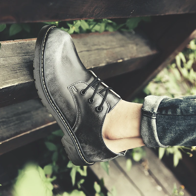 Популярные мужские рабочие туфли весенне-осенние Нескользящие мужские модные туфли с инструментами большие туфли повседневные резиновые ботинки