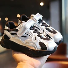 Высокое качество Детская уличная прогулочная обувь дышащие спортивные кроссовки обувь для девочек размер 26-37