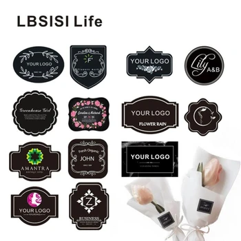 

LBSISI Life 1000pcs Custom Stickers Print Logo Personalized Waterproof Paper Stickers Labels Wedding Christmas Decoration