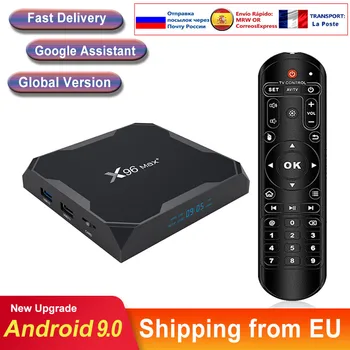 

X96 Max plus Smart tv box Android 9.0 2.4G/5G Wifi S905X3 Quad Core 8K Netflix Player X96max Android tv Set Top Box