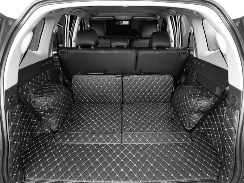 

High quality! Special car trunk mats for Mitsubishi Pajero Sport 7 seats 2024-2016 cargo liner boot carpets cover,Free shipping