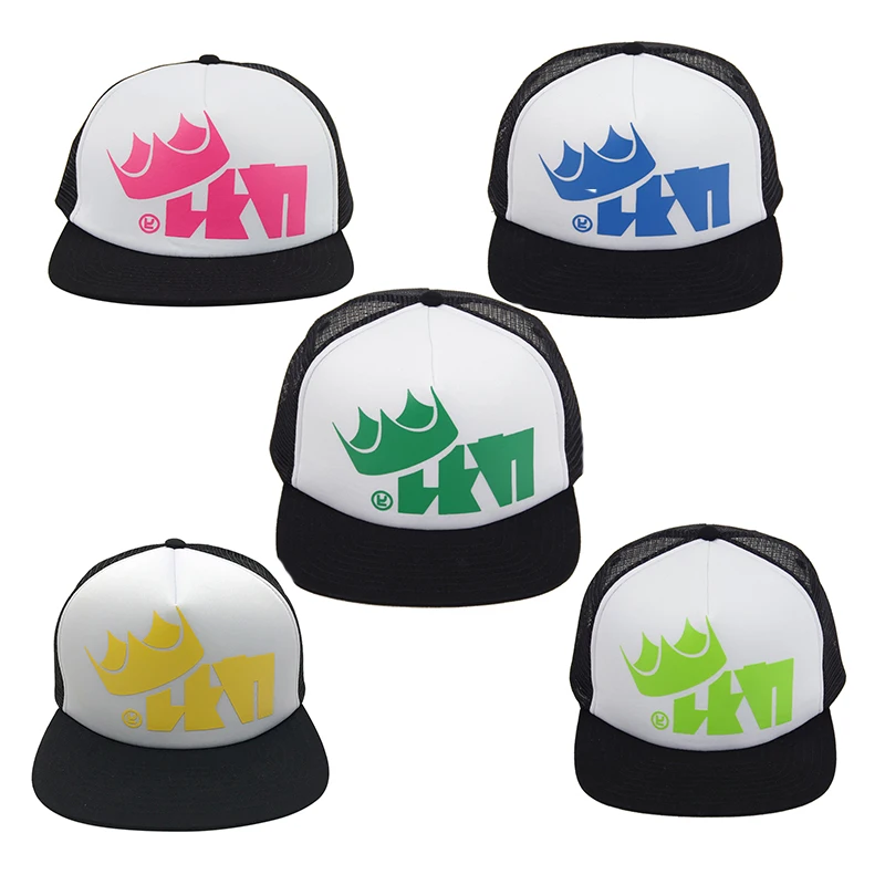 

Splatoon 2 Crown Mesh Hat King Flip Cap Adjustable Baseball Hat Cosplay Props