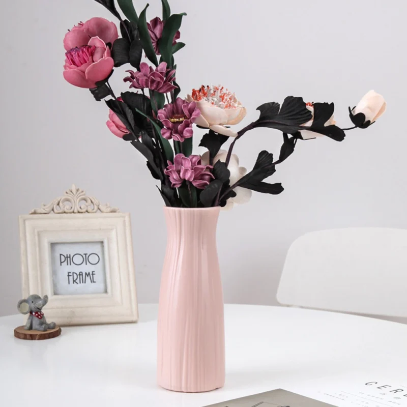 Ваза имитация керамического цветочного горшка Цветочная корзина Цветочная ваза для украшения интерьера скандинавские украшения цветочные вазы
