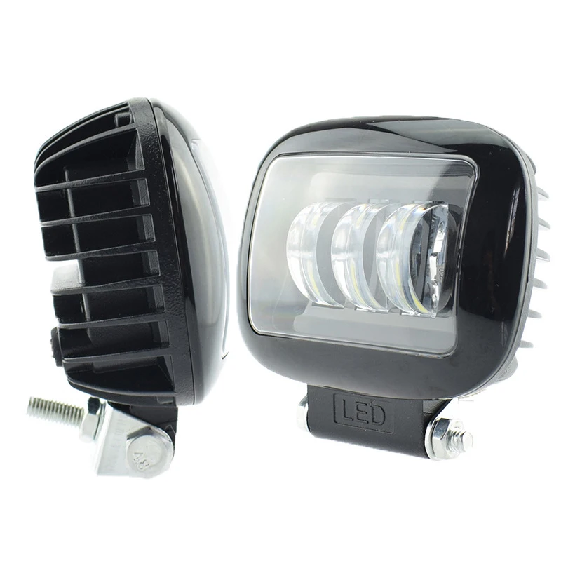 Nlpearl 2x 30W Square/Round LED Fog Lights for Cars Fog Lamp Waterproof LED Work light for Truck 4x4 SUV 4WD Car Light Assembly Nlpearl 2x 30W Square/Round LED Fog Lights for Cars Fog Lamp Waterproof LED Work light for Truck 4x4 SUV 4WD Car Light Assembly