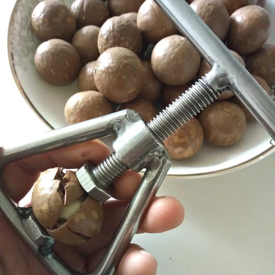 WIILII ручная машина для изготовления крекеров орехового ореха Macadamia, инструмент для открывания кухонных аксессуаров