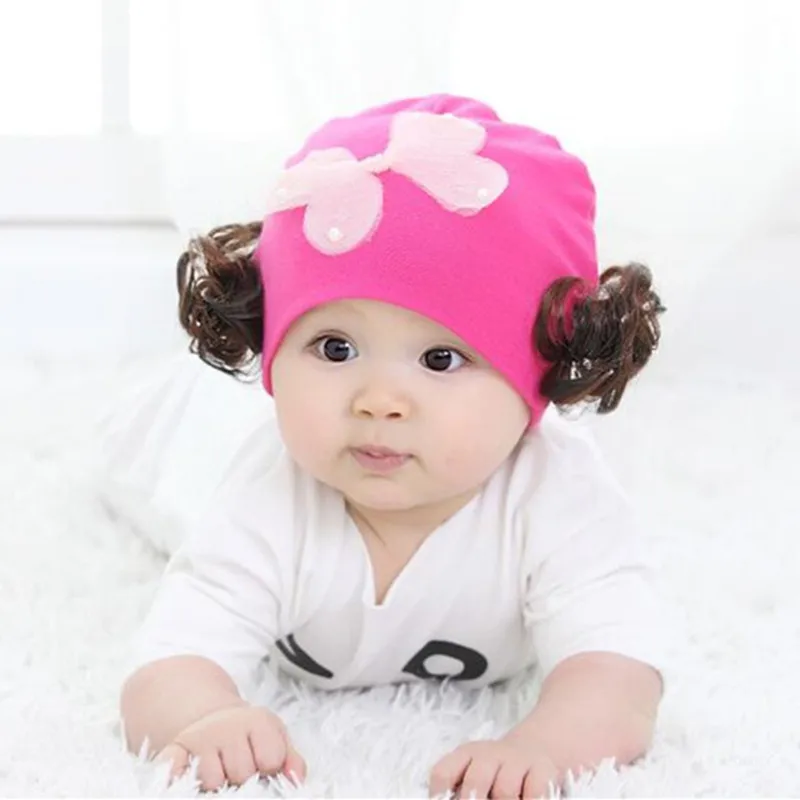 

Kids Baby Boys Girls Caps Knit Earmuff Wig Caps Clothing Soft Autumn Spring Winter Warm Hat Cute Kids Girls Hat Cute Photography