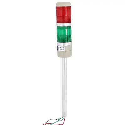 

DC 24V 10W Red Green Light Buzzer Industrial Warning Signal Alarm Lamp