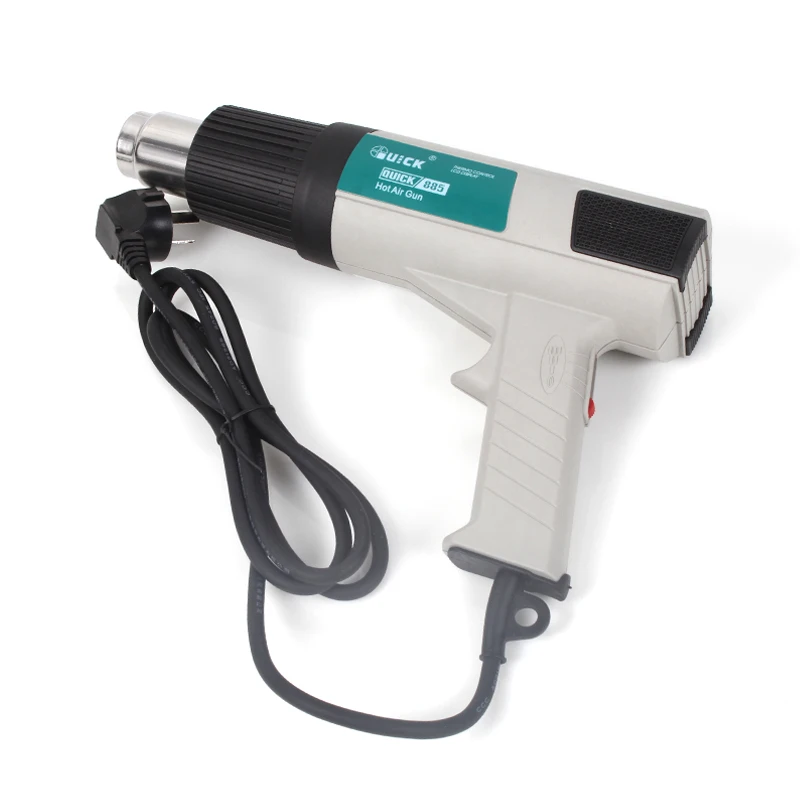 

QUICK 885 handheld hot air gun 885 LCD digital display hot air welding stand large power QUICK 885 1800W AC230V