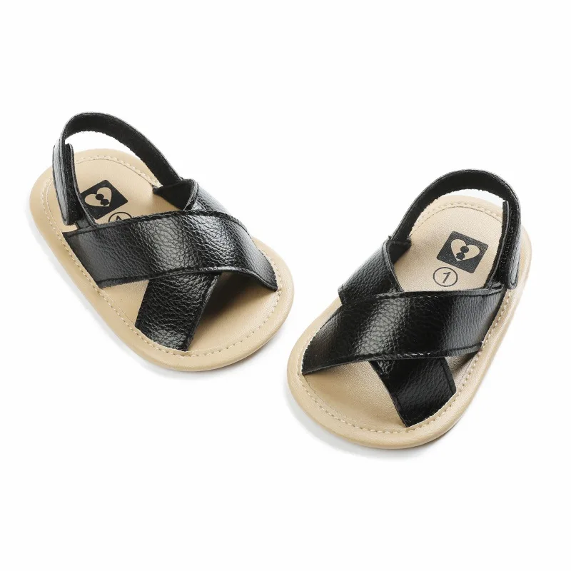 Summer Baby Sandals Shoes for Boys Newborn Dot Bow Princess Baby Girl Shoes Cotton Sandals