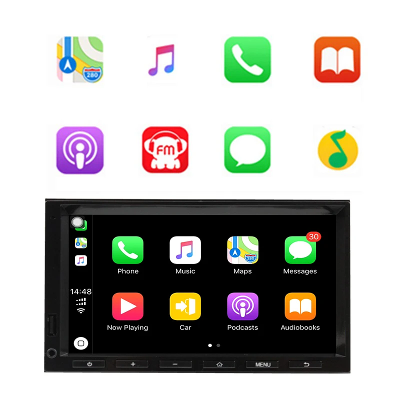 Carlinkit USB Smart Link Apple CarPlay Dongle для Android навигационный плеер мини USB Carplay Stick с Android Auto