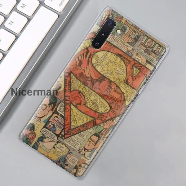 15 Чехлы с логотипом Супермена для телефонов samsung Galaxy Note 10 Plus(5G) Note 8 9 10 S10e S10 S8 S9 Plus жесткий чехол - Цвет: 15