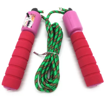 

Practical Jump Ropes With Counter Multipurpose Home Gym Sports Fitness Adjustable Skipping Rope Sponge Sleeve Handle Jump RopeZi