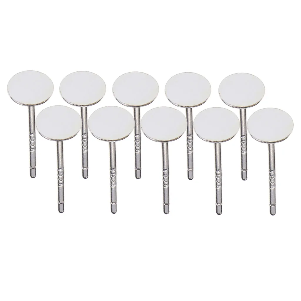 5 Paris Handmade DIY Earrings 925 Sterling Silver Ear Stud Post Flat Pad Jewelry Making Crafts