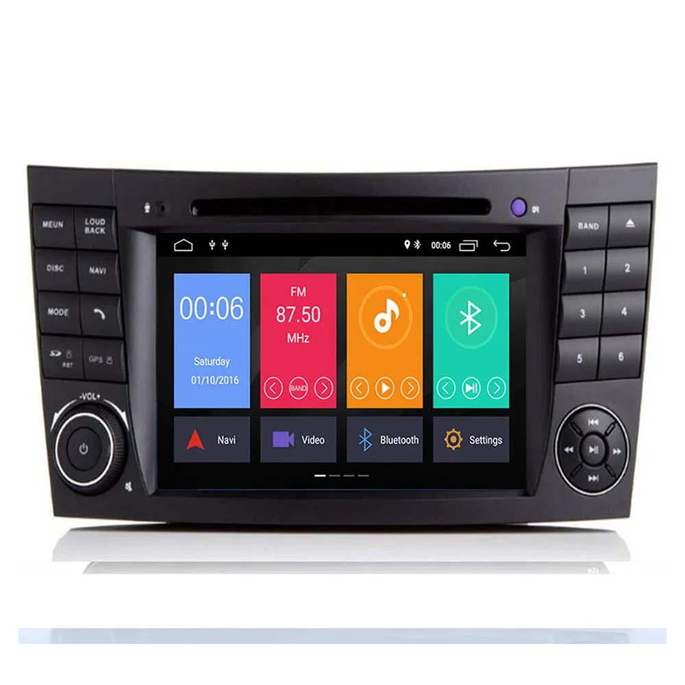 Excellent In Stock Android 9.0 IPS Touch Screen Car DVD Player For Mercedes Benz E-Class W211 E200 E220 E300 E350 Quad Core Wifi Radio GPS 3