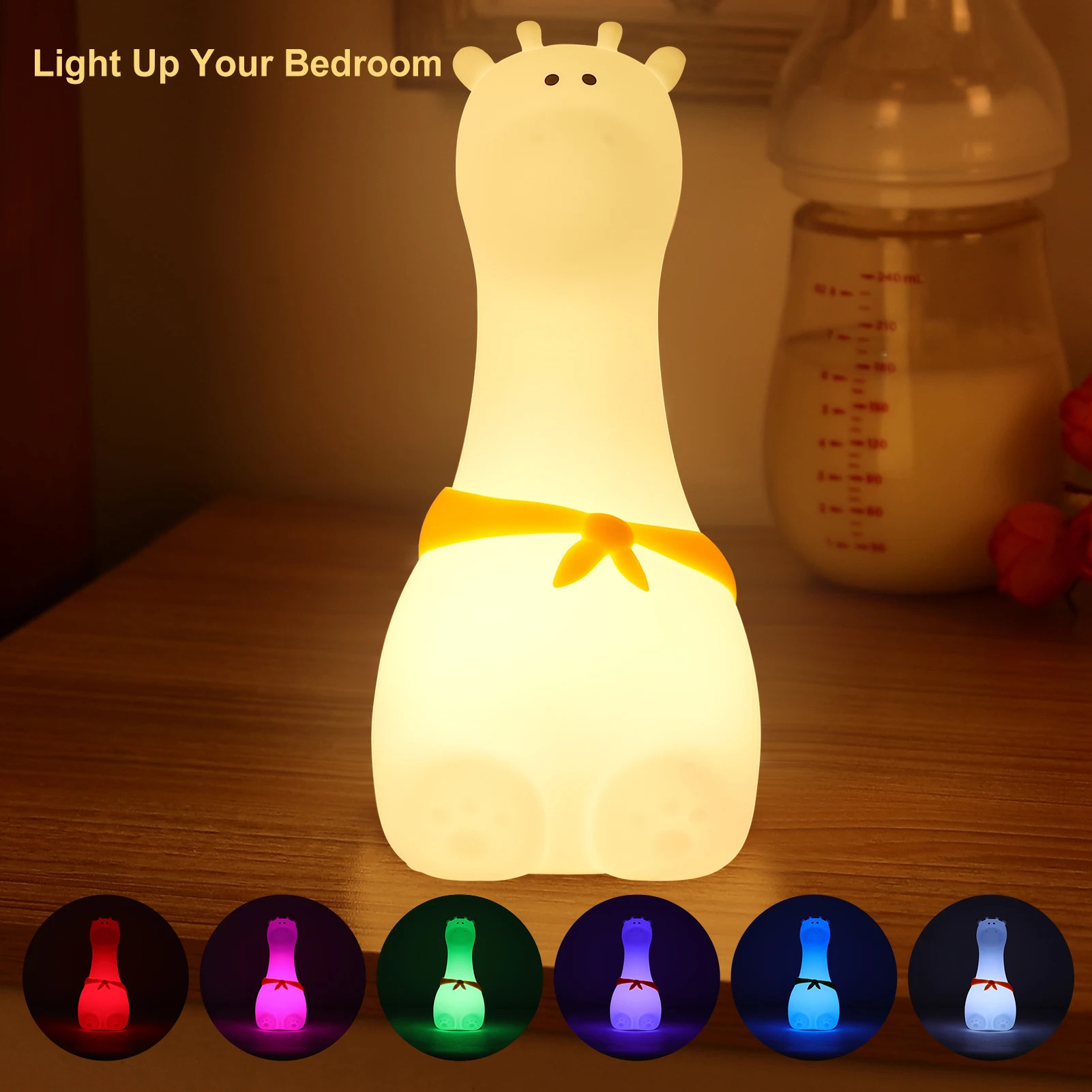 star night light LED Night Light Luz Nocturna Infantil Nachtlampje Voor Kinderen Bedroom Lamp Touch Sensor Room Decor Cute Gift for Kids Children star night light