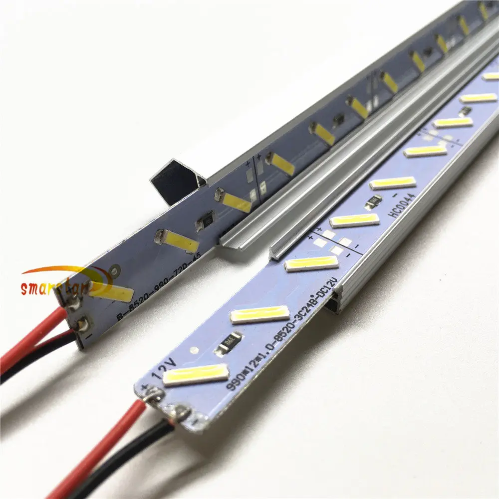 Smarstar High Brightness 0.5m 8520 Led Bar Light U V-Shaped Aluminum Groove Shell DC 12V 36led 50cm LED Strip Lighting Tube | Лампы и