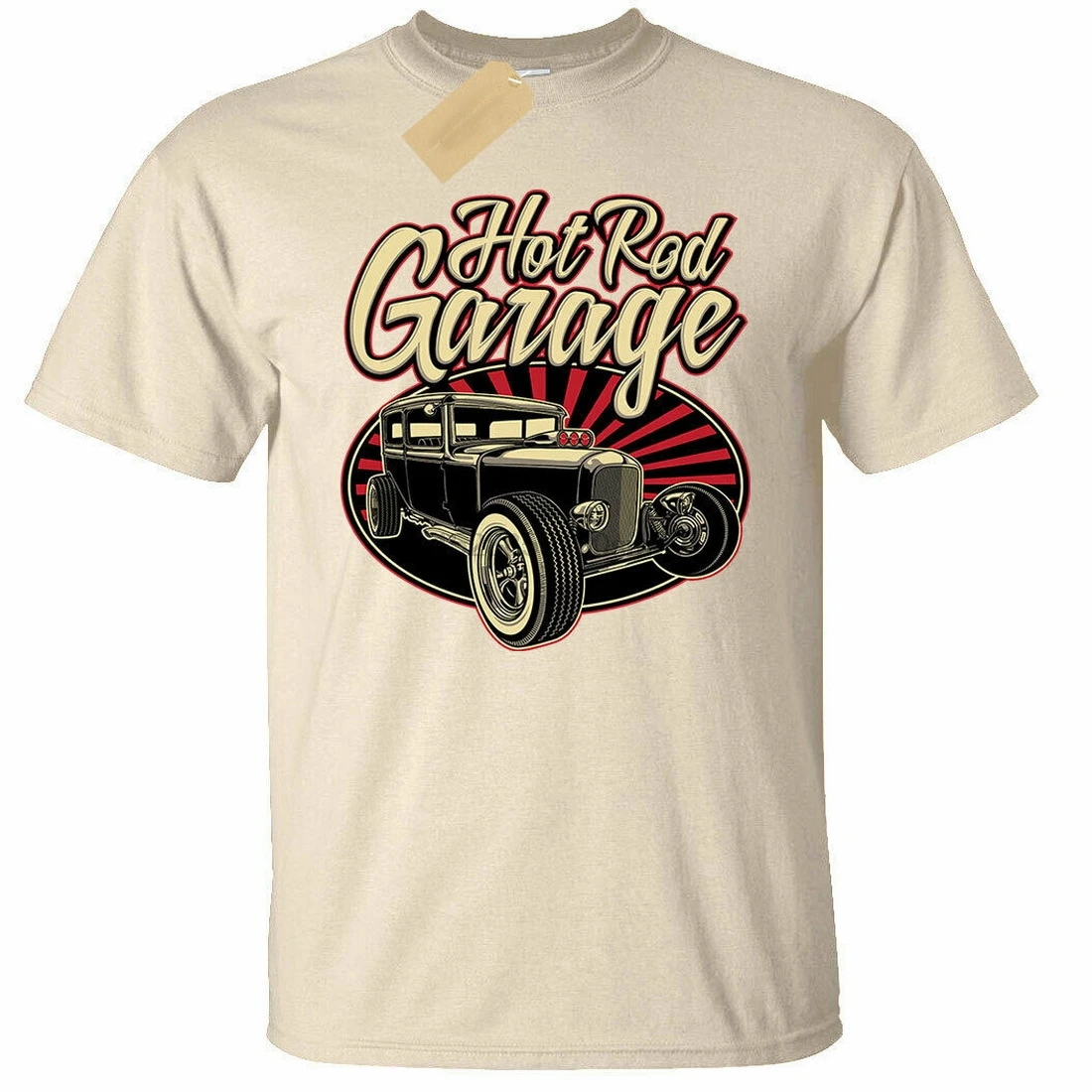 Hotrod Garage Herren топы футболка США классика Hot Rod Auto 2xl 3xl 4xl 5xl | Мужская одежда