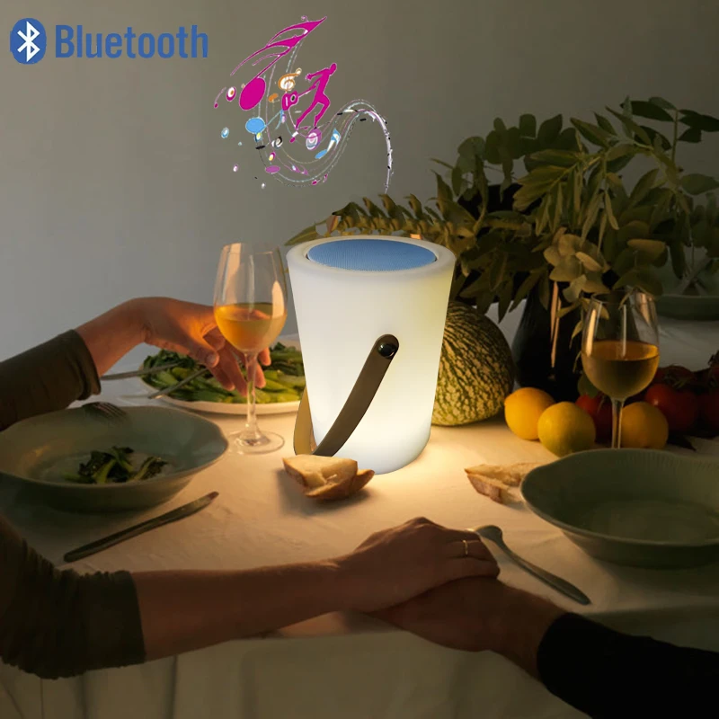 

Светодиодный портативный фонарь, портативный bluetooth-динамик, светильник для улицы, водонепроницаемый, bluetooth-аудио, светильник для кемпинга, украшение для атмосферы