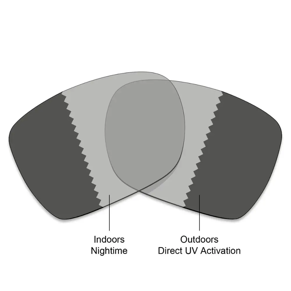 Grey Photochromic Mryok поляризованные Сменные линзы для солнцезащитных очков Оукли(только линзы)-несколько вариантов - Цвет линз: Grey Photochromic