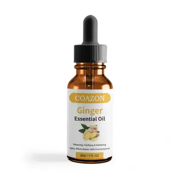 

30ML 5000mg Lymphatic Drainage Ginger Essential Oil Natural Plant Extract Body Massage Essence Skin Care