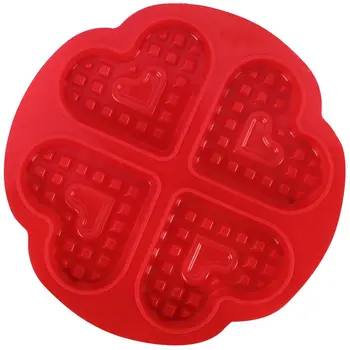 

DIY Waffle Mold Maker Pan Microwave Baking Cookie Cake Muffin Silicone Bakeware Cooking Tools Kitchen Accessories Supplies