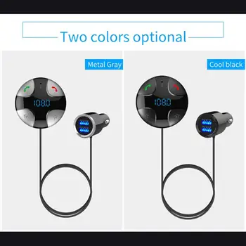 

Bluetooth FM transmitter wireless car kit MP3 audio player Bluetooth hands-free support TF card car charging Bluetooth 4.2