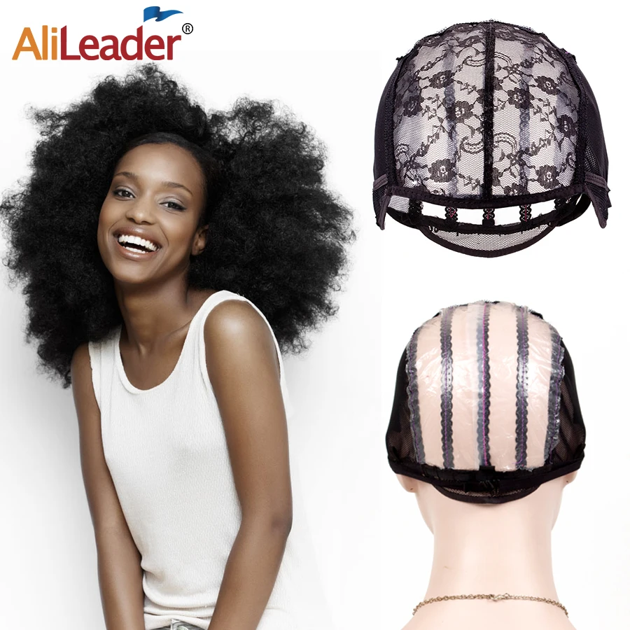 5-10Pcs Wig Cap With Lace Wig Hair Net For Making Wigs With Adjustable Straps Lace Hairnets Weaving Cap wig caps,hair nets,wig accessories