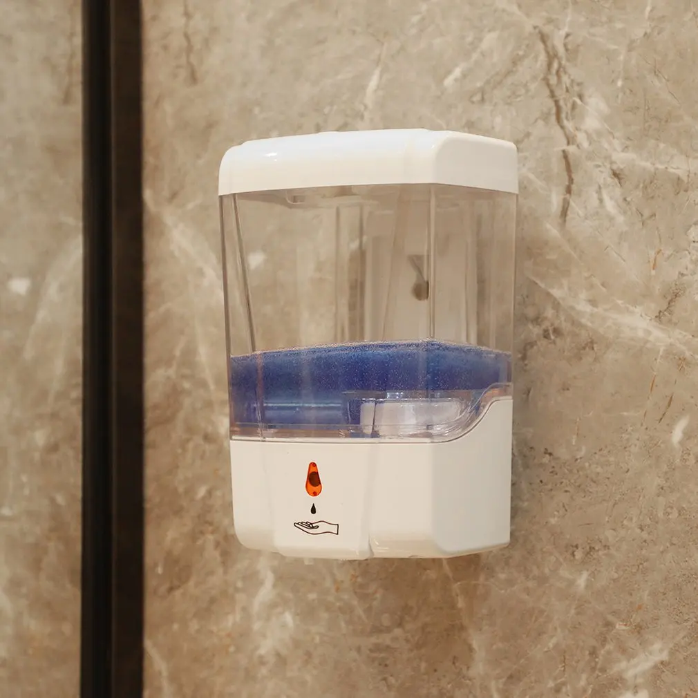 

R-5502 Automatic Sensor Electric Wall Mounted 700ml Liquid Soap Dispenser Bathroom Hand Wash Shower Gel Pump