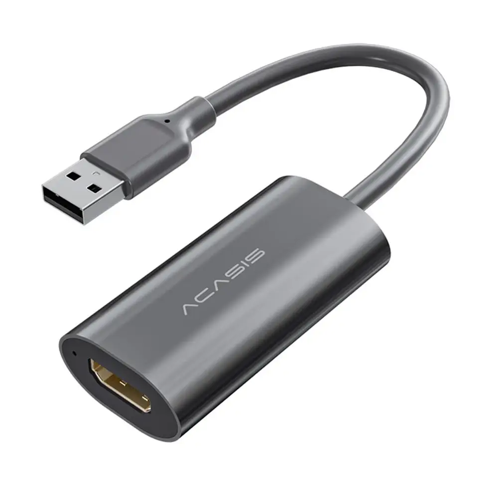 

Practical Hdmi Video Capture Device Usb2.0 1080p 30fps Video Capture Disk Video Recorder Adapter No Driver Required Wholesale