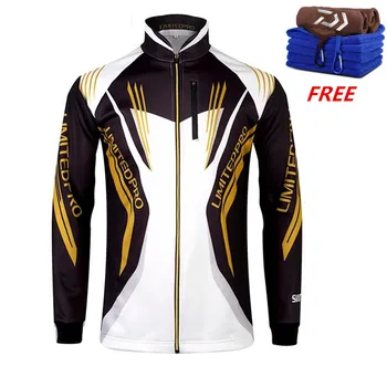 

2020 new summer Fishing Clothing Hooded Men Jacket Quick-Drying Coat Fishing Shirt Hiking Cycling Fishing Clothes Free Towels