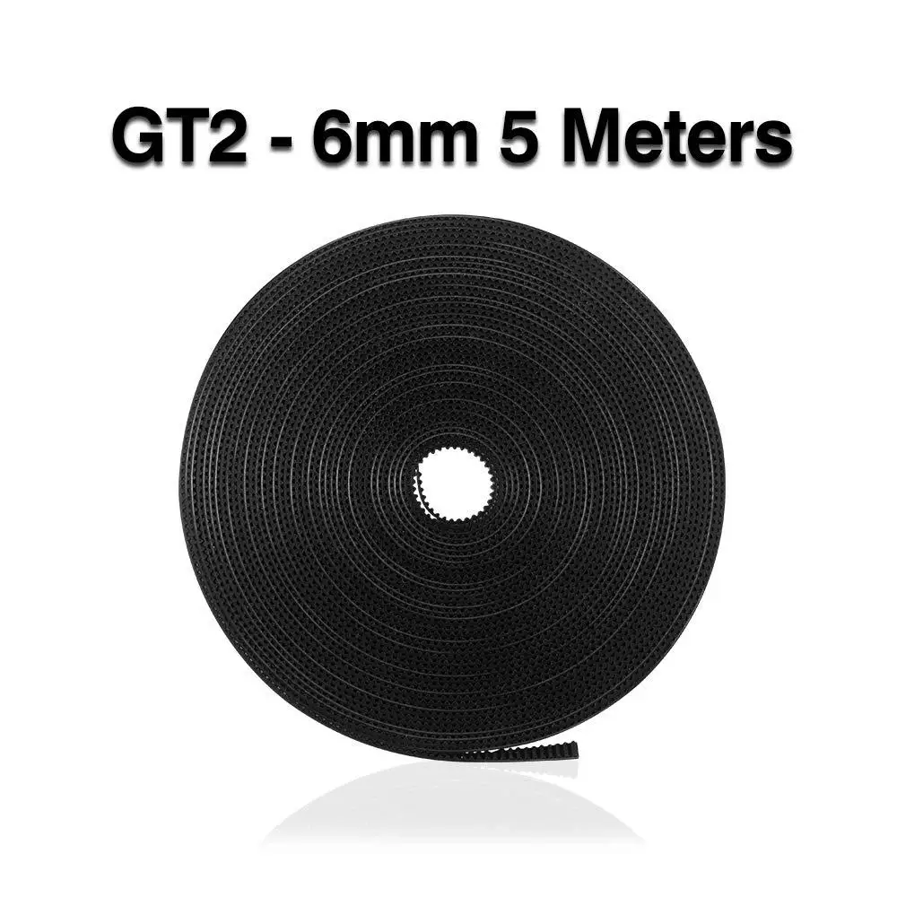 GT2 Ремень 5 метров ГРМ 6 мм ширина подходит для 3D-принтера RepRap Mendel Rostock Prusa Creality CR-10