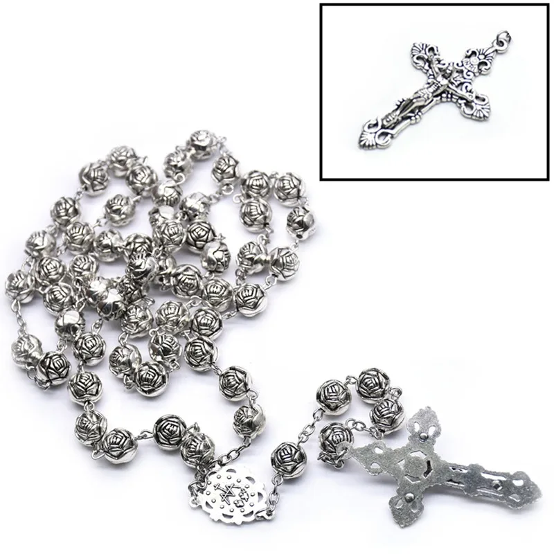 Vieux Chapelet Religieux Catholique Vintage - À Restaurer Ou Pour Collection
