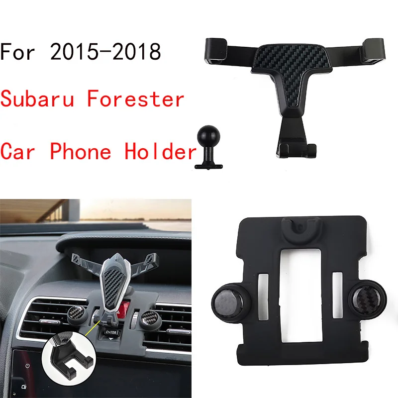 Gravity Car Phone Holder For 2015 2018 Subaru Forester Auto Interior