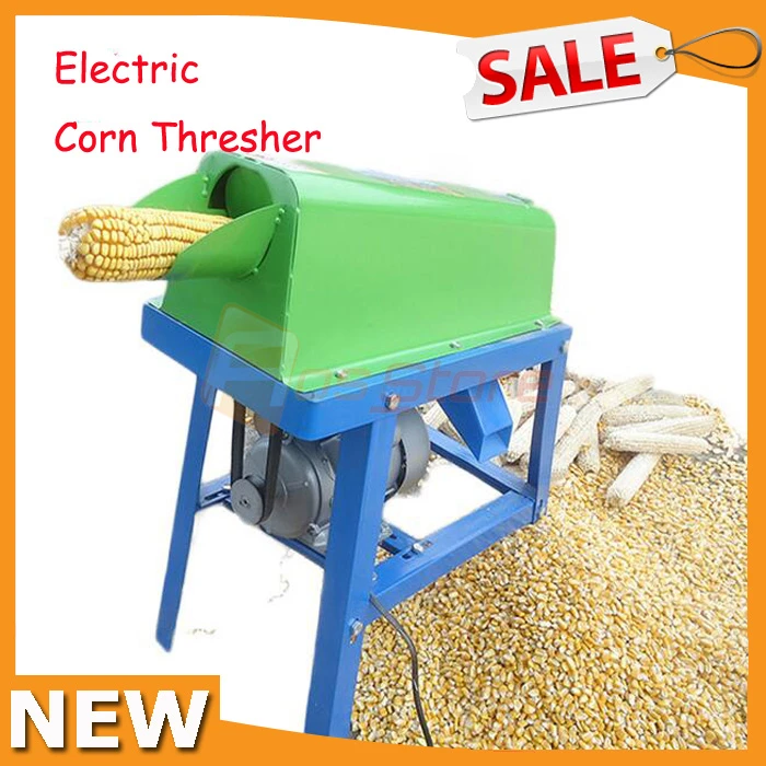 Electric Corn Thresher Sheller Threshing Stripper Machine 220V Farm Supplies New
