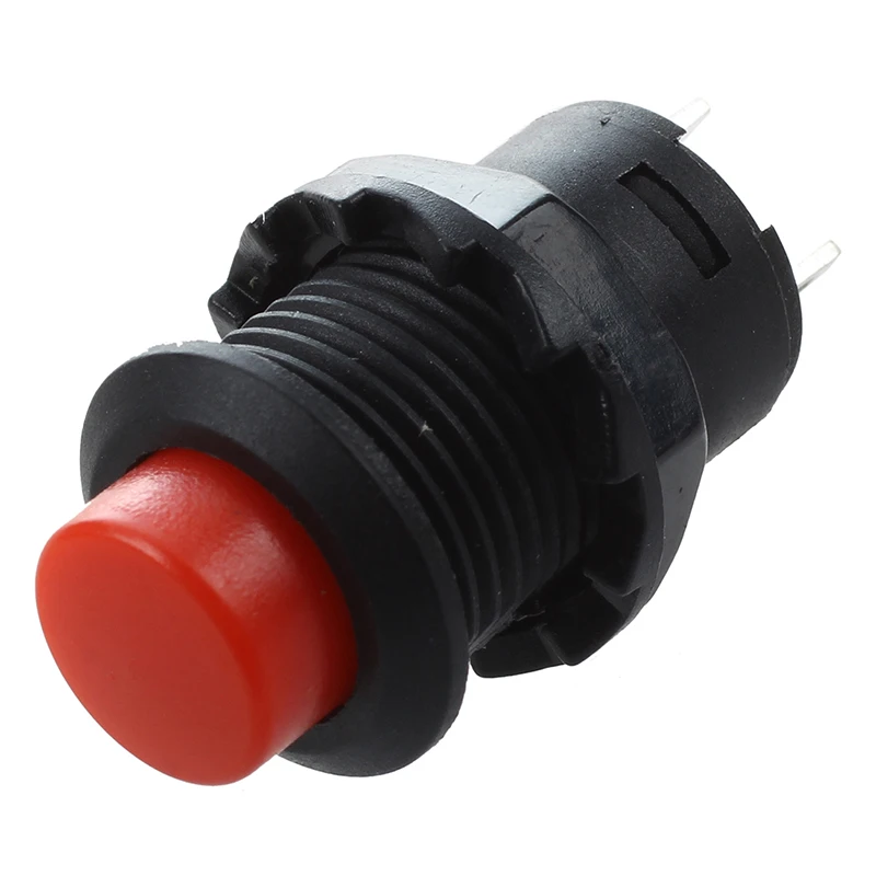 5 шт. 3A/125VAC 1.5A/250VAC Фиксация красный кнопочный переключатель вкл/выкл|Выключатели| |