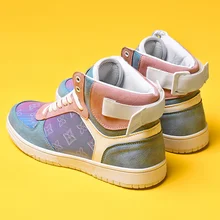 Новые стильные Молодежные баскетбольные кроссовки 1 Uptempo, женские и мужские ботинки, обувь для любителей скейтбординга, кроссовки для мальчиков