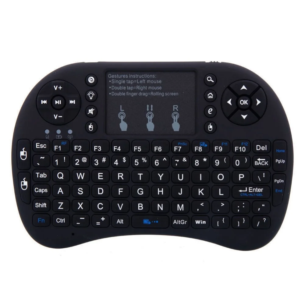 Беспроводная клавиатура i8 Mini 2 4 ГГц с тачпадом для ТВ приставок ПК