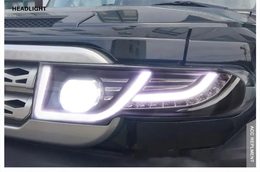 2 шт. светодиодный головной светильник s для Toyota FJ Cruiser 2007- светодиодный автомобильный светильник s Angel eyes xenon HID KIT противотуманный светильник s светодиодный дневной ходовой светильник