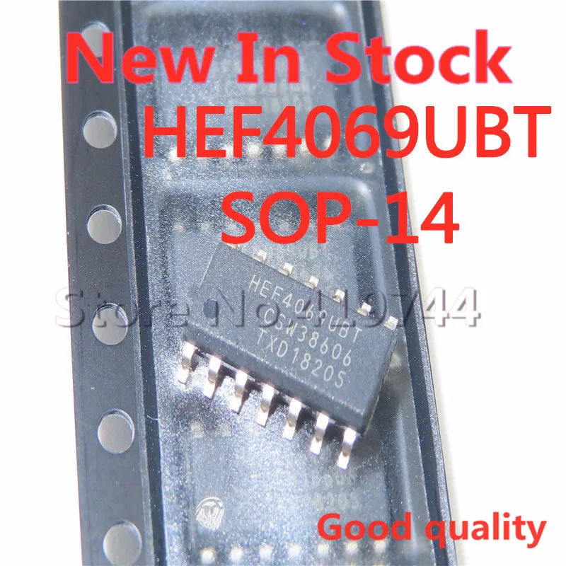 

10PCS/LOT HEF4069UBT HEF4069 SOP-14 SMD COS/MOS inverter In Stock NEW original IC