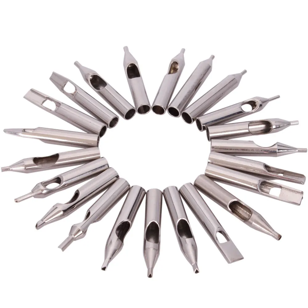 High-Quality-22PCS-304-Stainless-Steel-Tattoo-Tips-Kit-Tattoo-Nozzle-Tips-Mix-Set-For-Tattoo