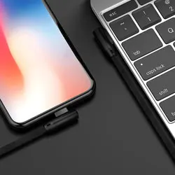 Black Cafele Кабель Micro-USB 2.4A Быстрая зарядка 2 м Android USB зарядное устройство кабели для Xiaomi M9 huawei Glory samsung Red rice Note оборудование - Цвет: Black