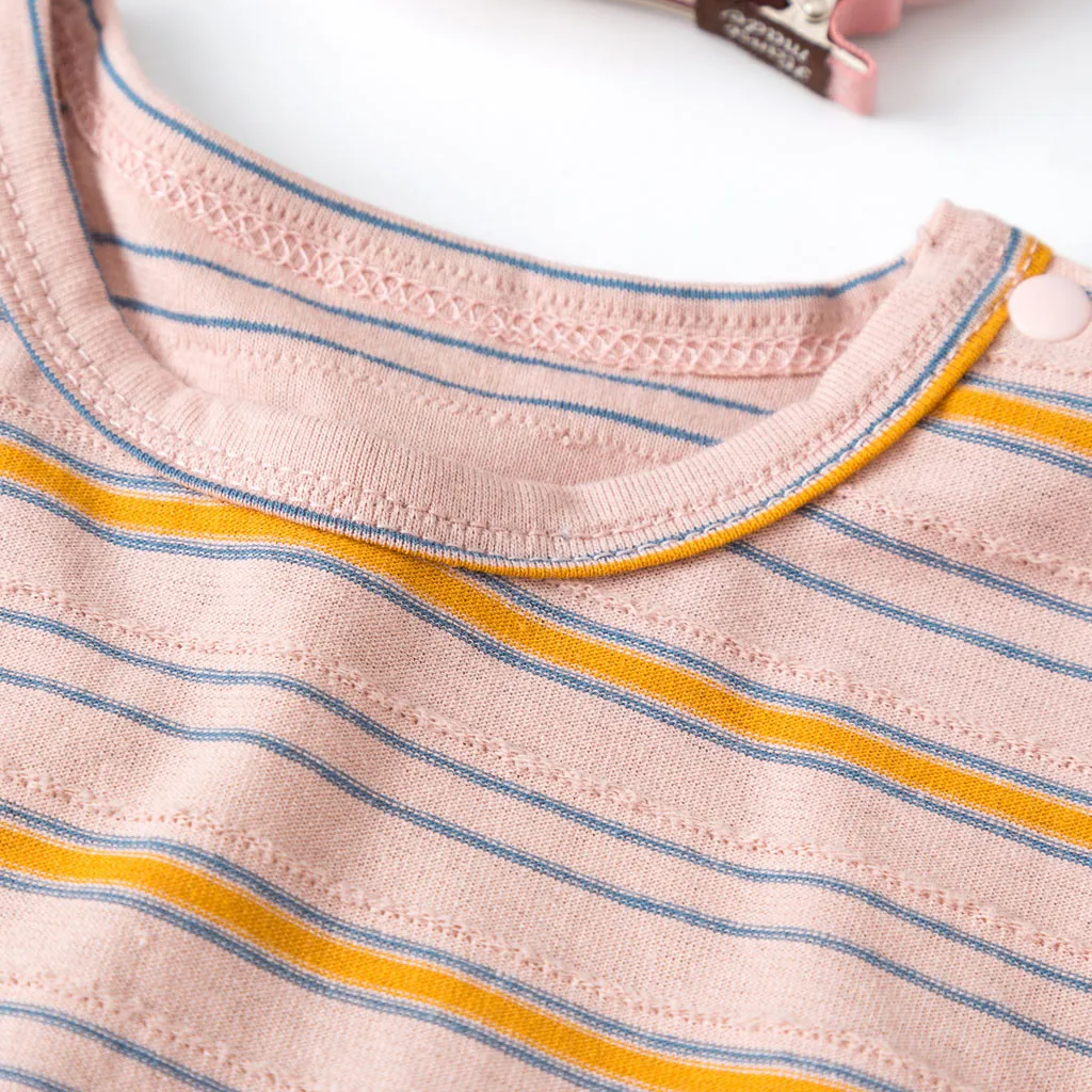 Baby Girls Dress kids Sleeveless Striped Country Dress Princess Dress Cute Kids Dresses For Girls Toddler Infant Dress