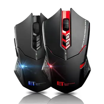 

Et-x08 wireless mouse game silent silent mouse laptop led to the mouse black