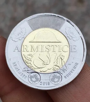 

28mm Canada 2 dollar Commonwealth Coins Old Original Coin Collectible Edition 100% Real Random Year