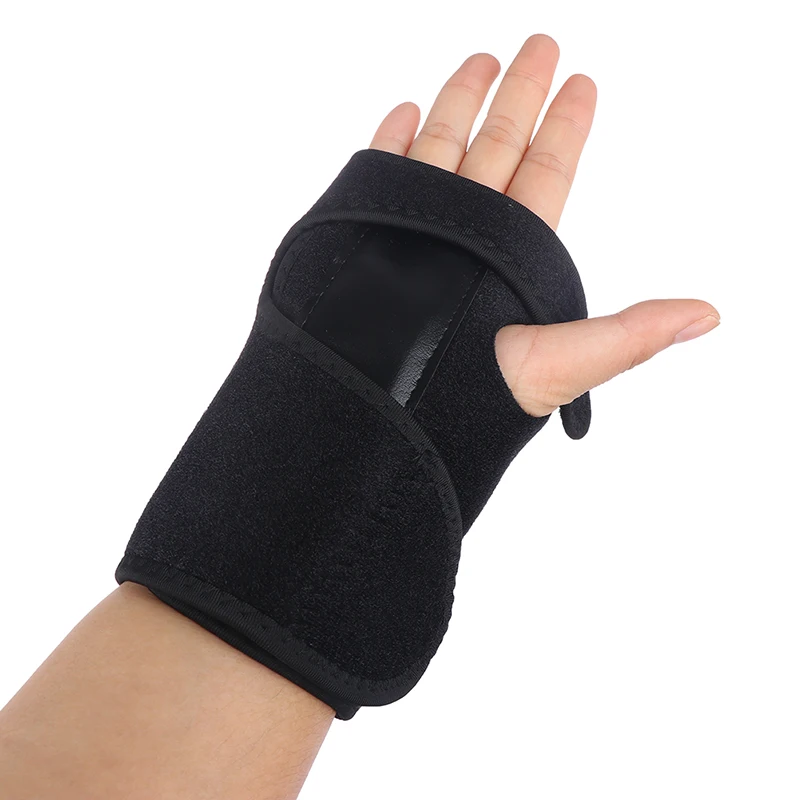 Съемный регулируемый браслет стальной напульсник артрит Sprain Carpal тоннель шина обертывание протектор