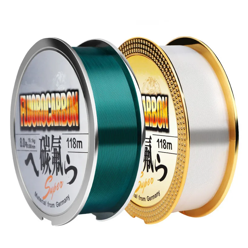 118M Nylon Fishing Line Fluorocarbon Strong Mainline Tippet 0.4 8