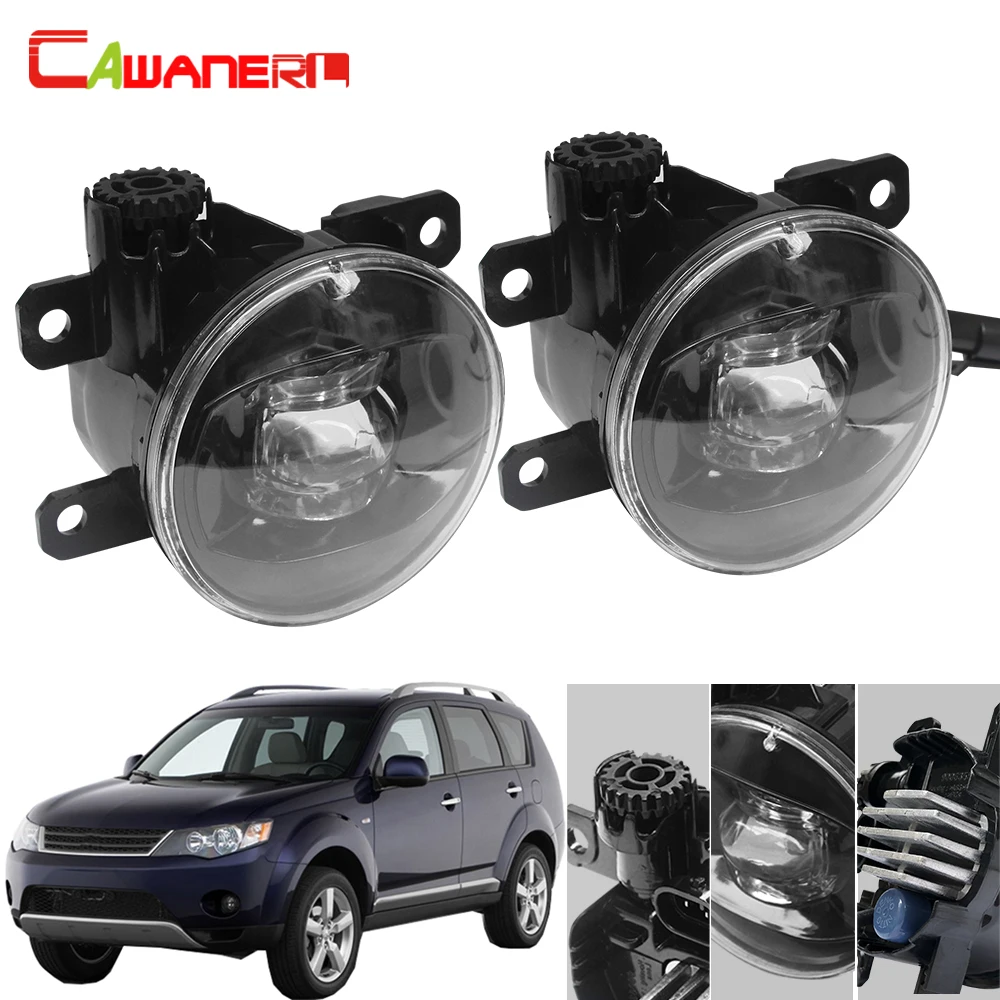 Cawanerl для Mitsubishi Outlander II CW_W 2006 2012 автомобильный 4000LM светодиодный объектив передний