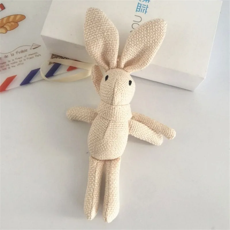 NEW-Rabbit-Plush-Animal-Stuffed-Dress-Rabbit-Key-chain-TOY-Kid-s-Party-Plush-TOY-Bouquet (4) - 副本