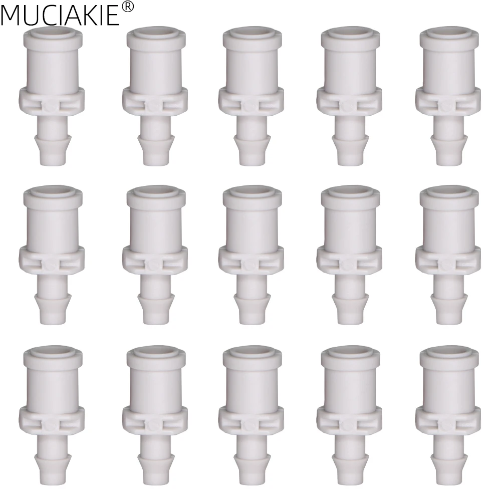 

Соединители ID-6.0MM x 1/4 дюйма, серовато-белые, для капельного орошения, фитинги насадки для полива, переходники для микротрубок, 50 шт.